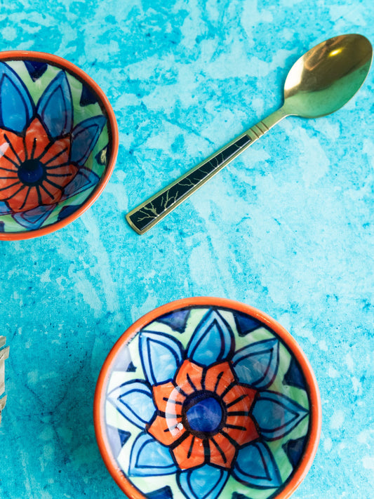 Mediterranean Bloom Mini Bowls