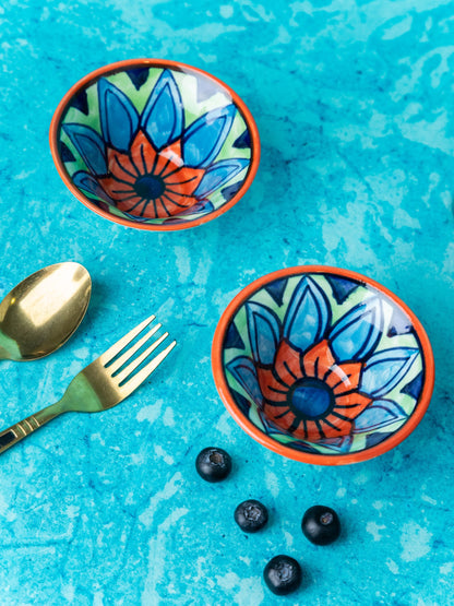 Mediterranean Bloom Mini Bowls