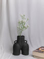 Bold & Beautiful Lady Ceramic Vase – Artistic Black Home Décor