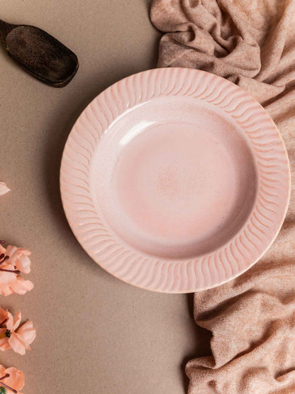 Ceramic Pasta Plate | Blue | Pink