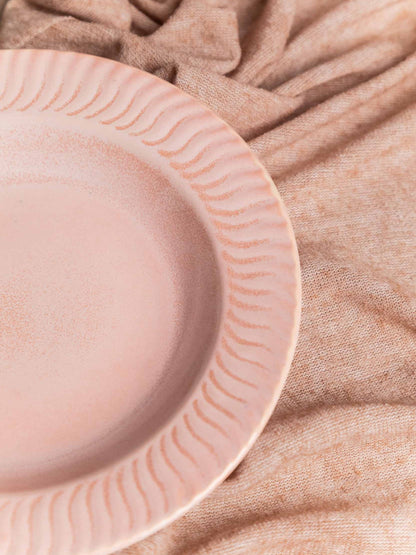 Ceramic Pasta Plate | Blue | Pink