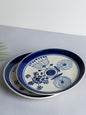 Indigo Bloom Artisan Quarter Plate