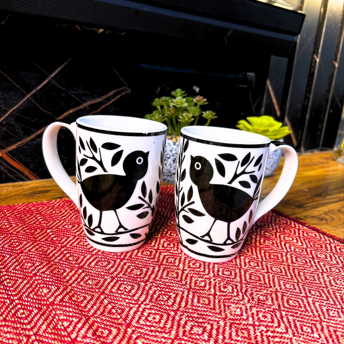 Chidiya Printed Ceramic Coffee Mug
