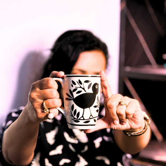 Chidiya Printed Ceramic Coffee Mug