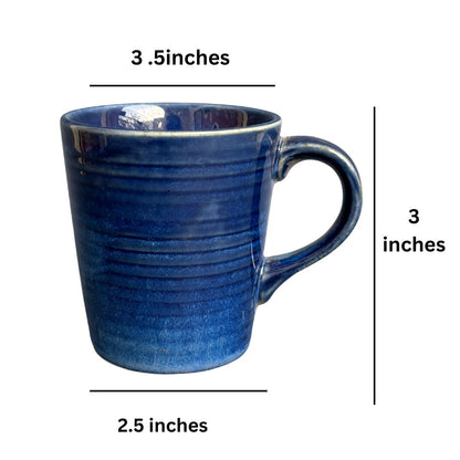 Studio Ceramic Coffee Mug – Stylish Blue Mug