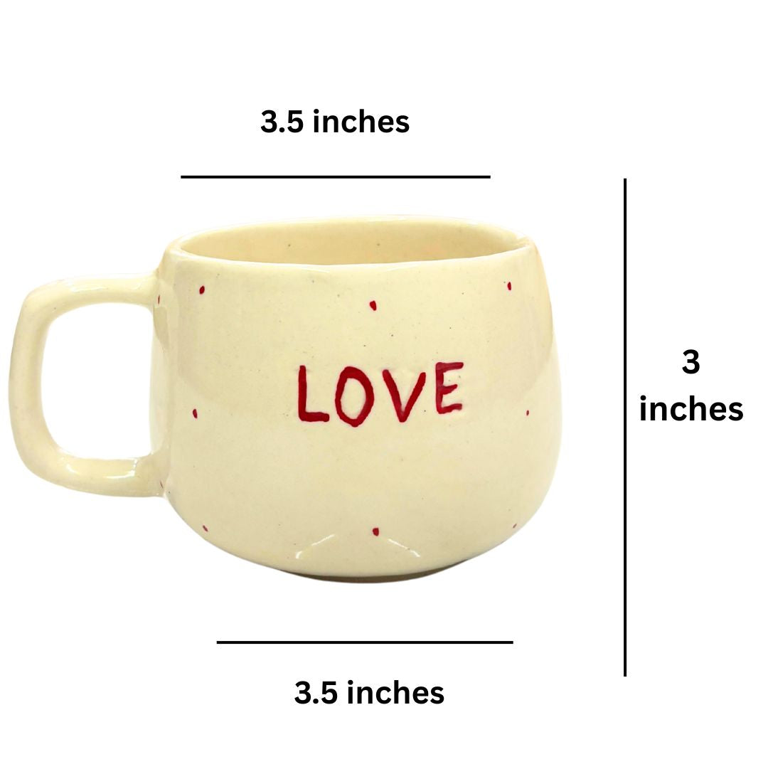 Love Cup  – Premium Ceramic Coffee & Tea Mug
