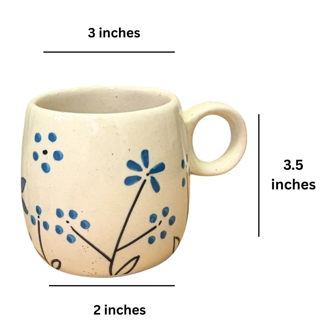 Daisy Delight Ceramic Coffee/Tea Mug Set of 2