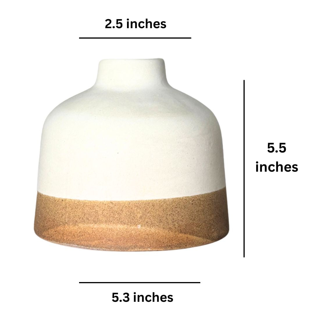 The Earth & Ivory Vase