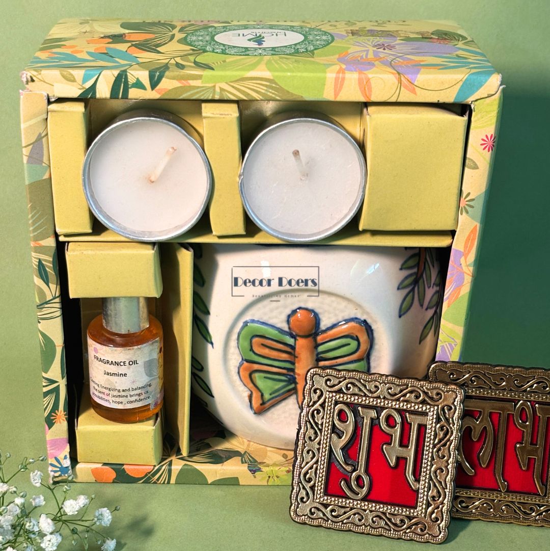 Ivory Oil Burner Gift Hamper | Diwali Gift Hamper