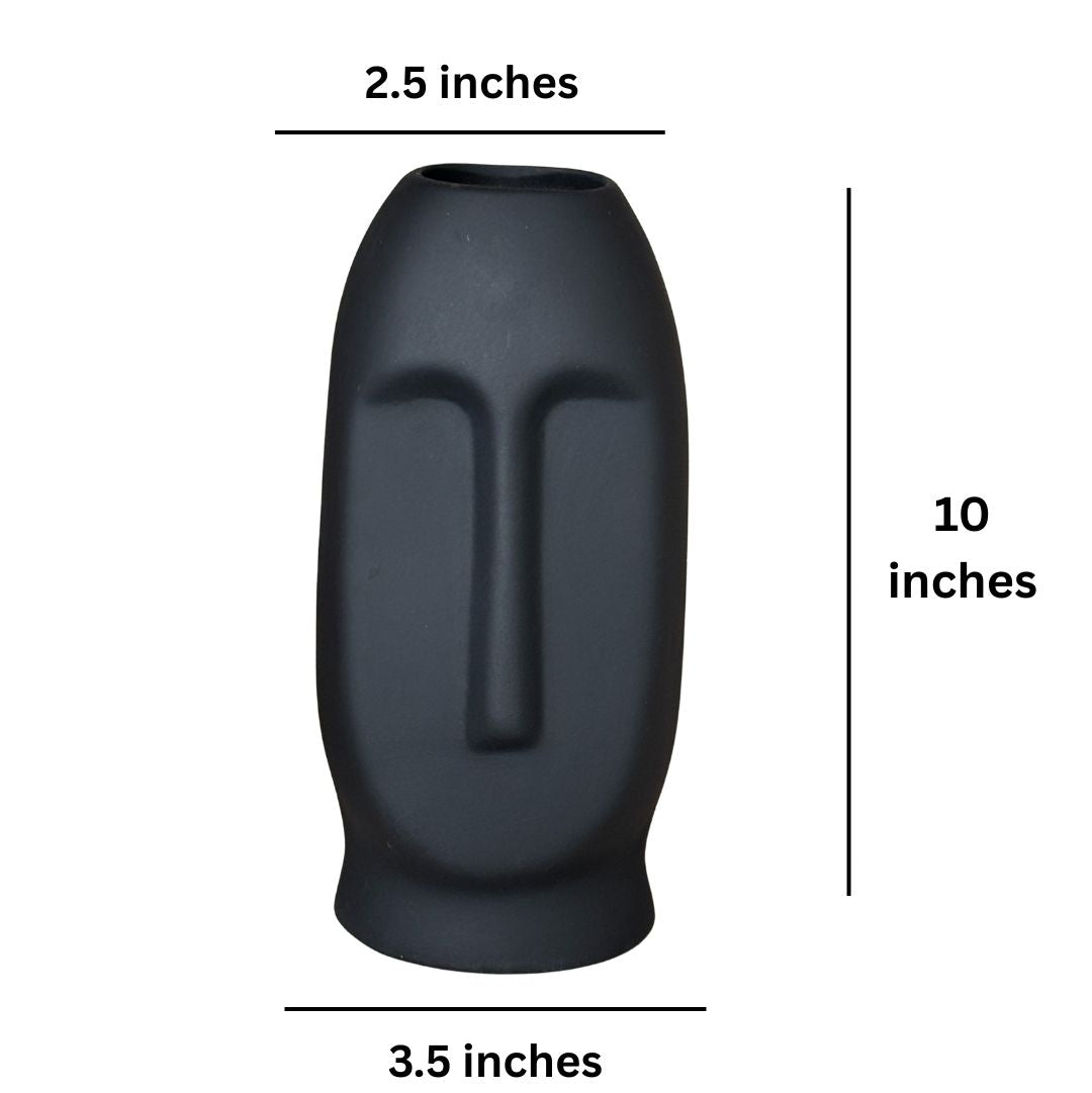 Starstruck Black Face Vase - Big Size