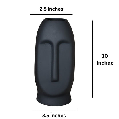 Starstruck Black Face Vase - Big Size