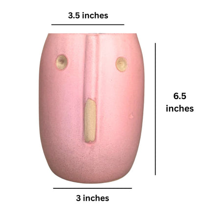 Baskin Ceramic Face Vase - Medium  Size