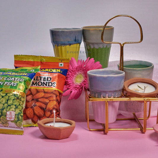 Mehfil-e-Chai Set of 4 | Premium Diwali Gift Hamper for Corporate