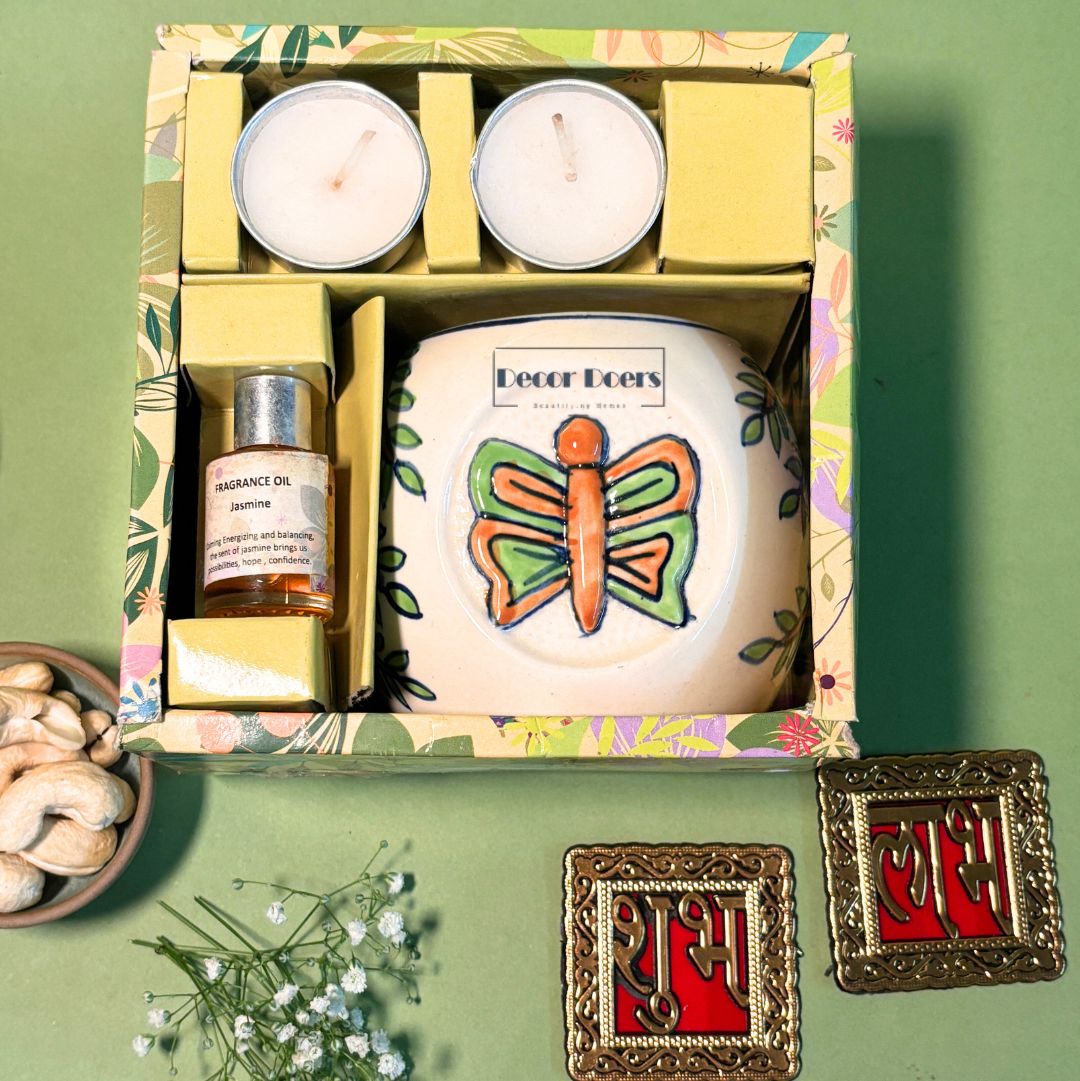Ivory Oil Burner Gift Hamper | Diwali Gift Hamper