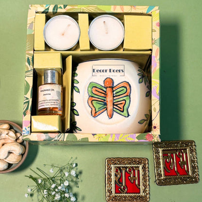 Ivory Oil Burner Gift Hamper | Diwali Gift Hamper