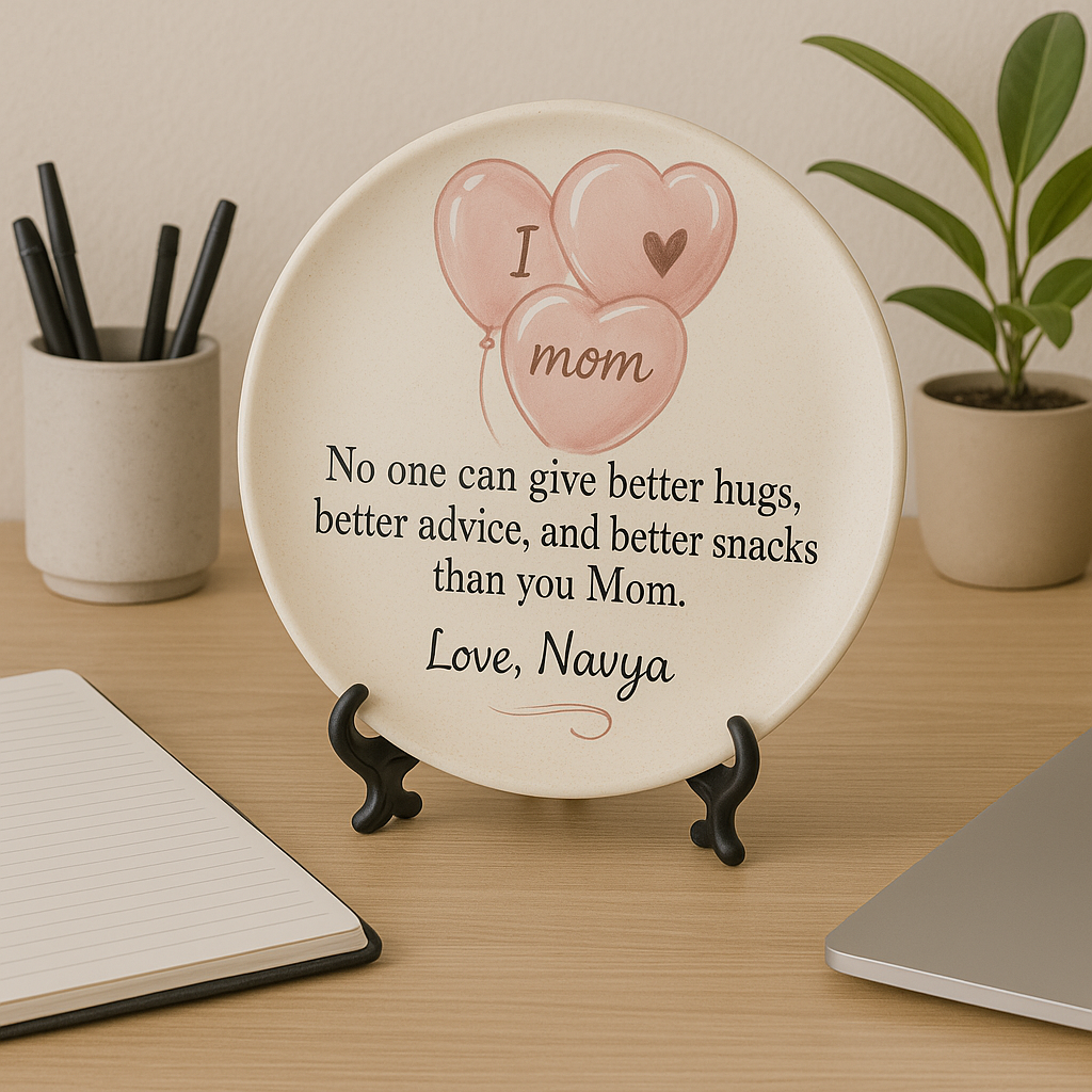 Heartfelt Love Quote to Mom [Customize Wall Plates]