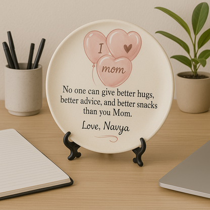 Heartfelt Love Quote to Mom [Customize Wall Plates]