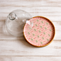 Panache pink 6 inch Cake Cloche with Glass Dome