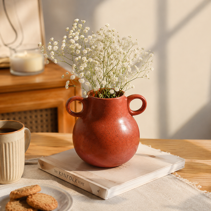 Brown Beauty Ceramic Decorative Vase