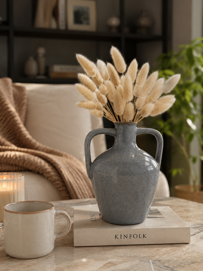 Rustic Grey Bud Vase