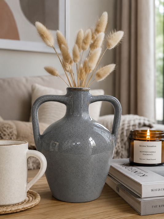 Rustic Grey Bud Vase