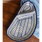 Blue Waters Ceramic Chip & Dip Platter – Handcrafted Serveware