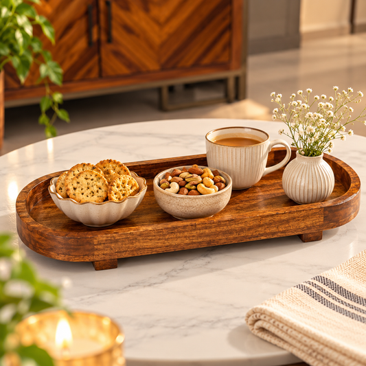 Timber Luxe Large Serving Tray
