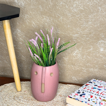 Baskin Ceramic Face Vase - Medium