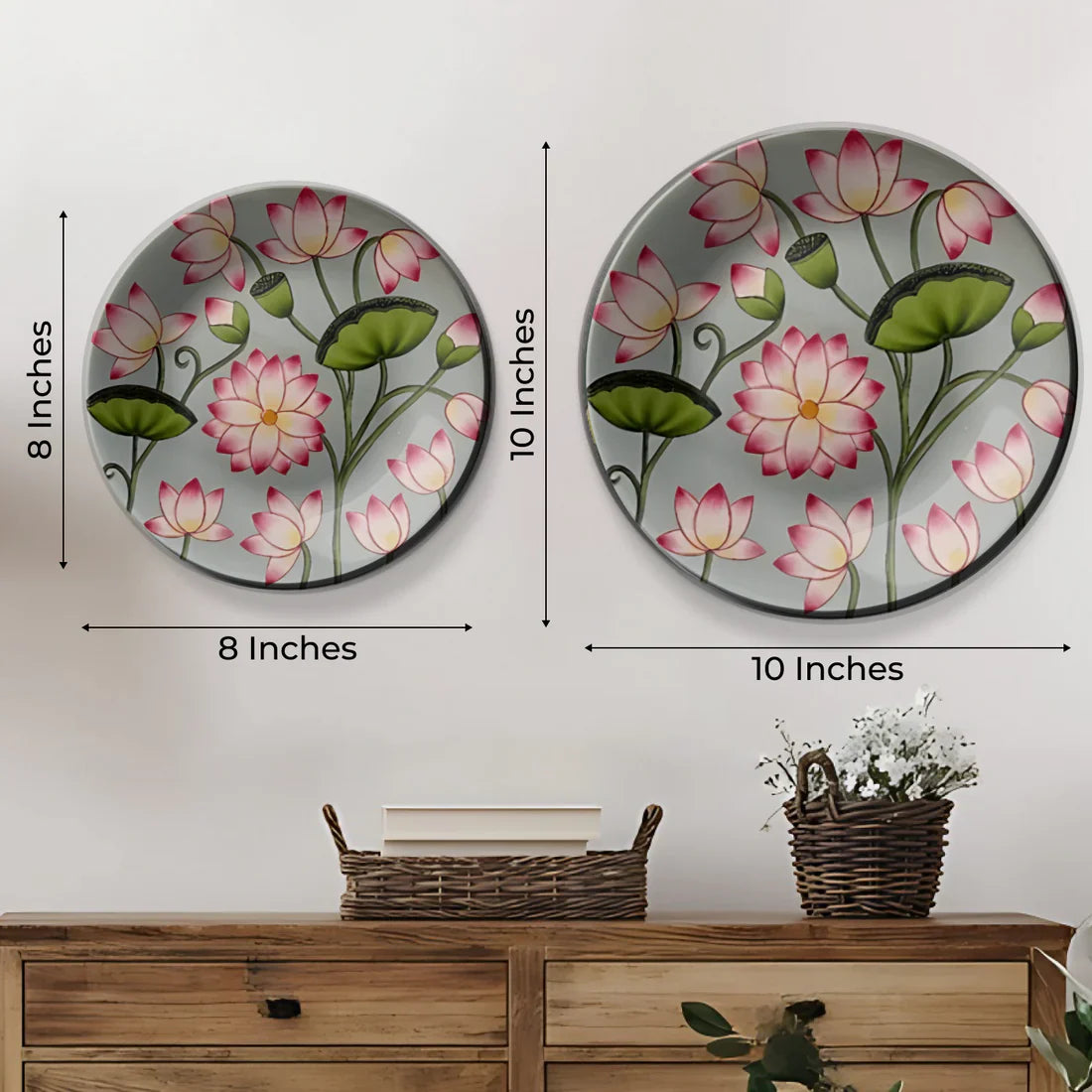 Nature Bliss Wall Plates [Set of 3]