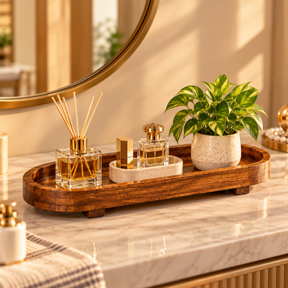 Timber Luxe Large Serving Tray
