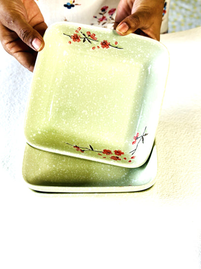 Square Shaped Pasta Plates