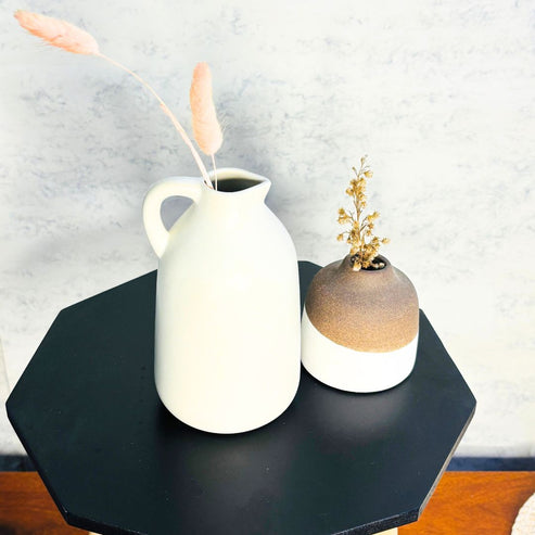 Calm Shore White Vase Set of 2