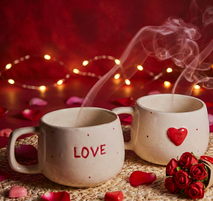Love Coffee Mug Set of 2 – Best Gift for Couples
