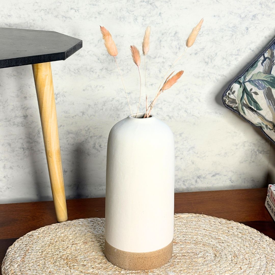 Calm Shore White Vase Set of 2