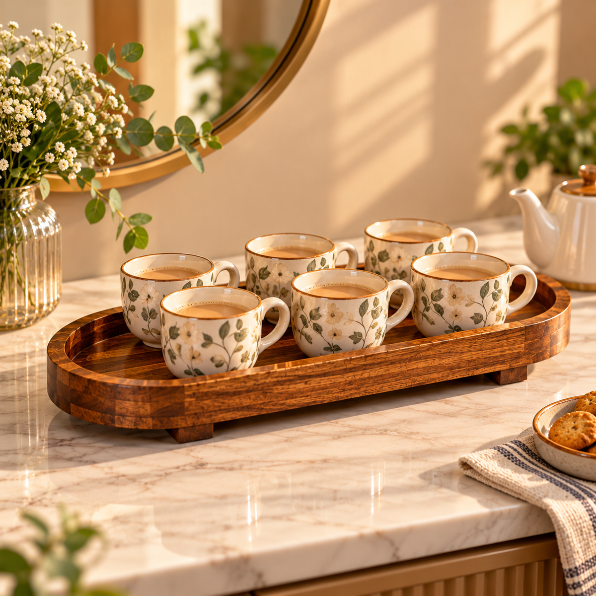 Timber Luxe Large Serving Tray