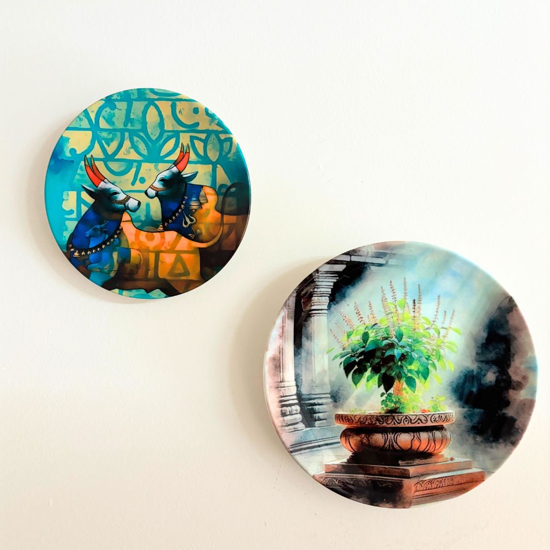 Tulsi Wall Plate