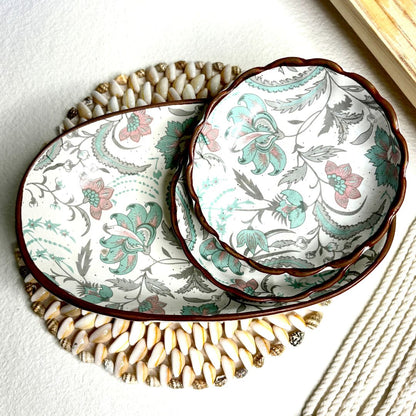 Blooming Grace Platter Set of 3