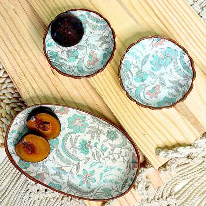 Blooming Grace Platter Set of 3