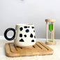 Dot Printed Ceramic Coffee Mug Set of  2