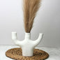 Hydra White Candle Holder Vase