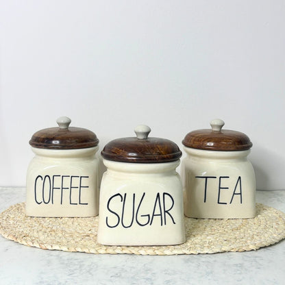 Cuddle Tea/Coffee Sugar Canister Jar