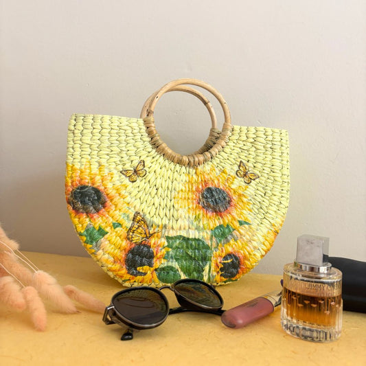 Pista Weaver Kauna Bag / Vase - with love from Nagaland