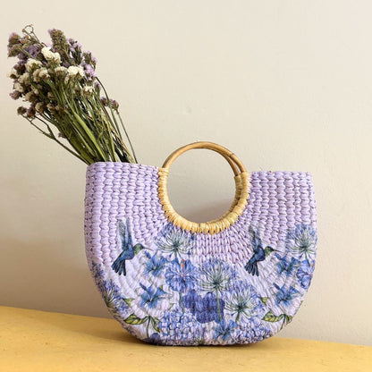 Purple Weaver Kauna Basket