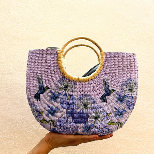 Purple Weaver Kauna Basket