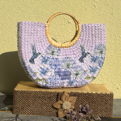 Purple Weaver Kauna Basket
