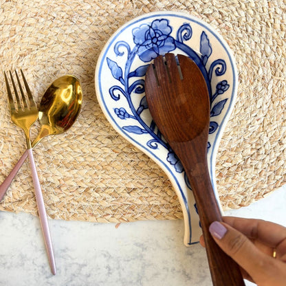 Essentials - Flora white Spoon Rest