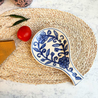 Essentials - Flora white Spoon Rest