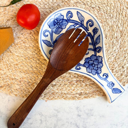 Essentials - Flora white Spoon Rest