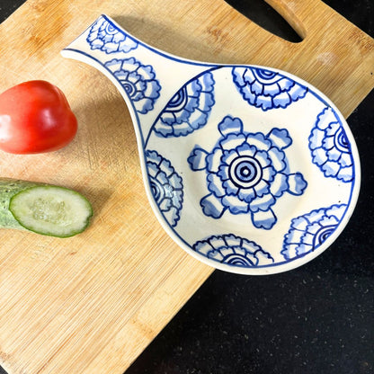 Mughal White Spoon Rest