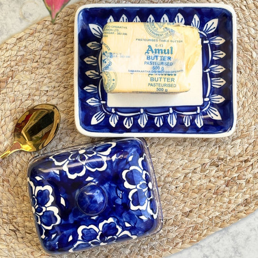 Utterly Handpainted Butter Dish
